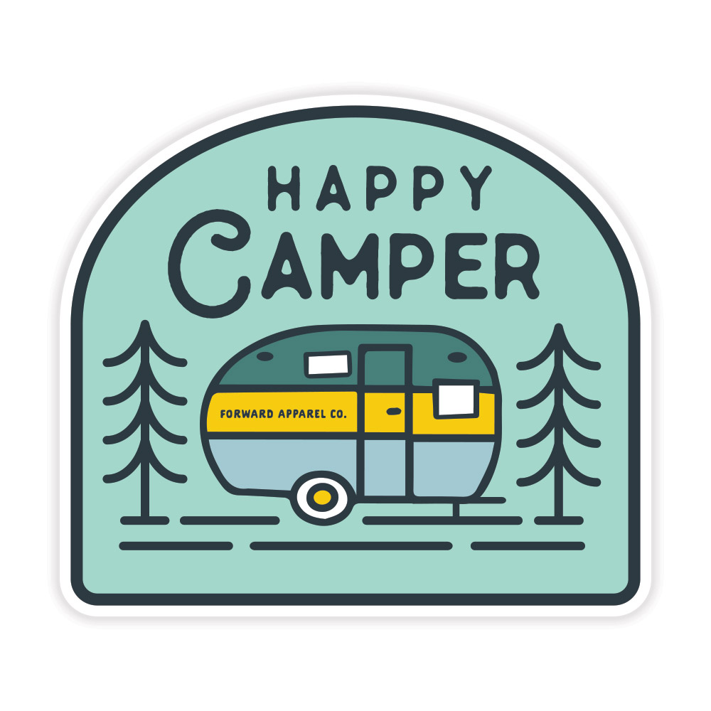 Happy Camper Decal - Forward Apparel Company™
